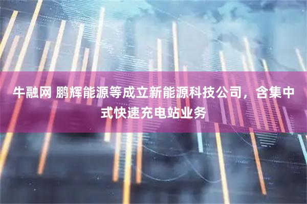 牛融网 鹏辉能源等成立新能源科技公司，含集中式快速充电站业务