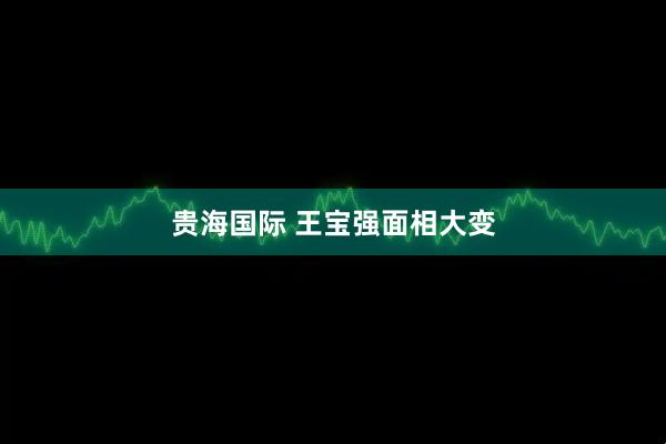 贵海国际 王宝强面相大变